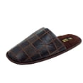 thumbnail image 4 of Mens Indoor Slipper Leather Look Comfy House Slipper Sizes S, M, L, XL., 4 of 5