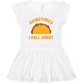 thumbnail image 3 of Inktastic Tacos Fall Apart Girls Baby Dress, 3 of 5