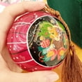 thumbnail image 6 of Festival Lion Red - Inside Painted Glass Ornament with Premium Gift Box Handmade for Home and Office Perfect for Halloween, Thanksgiving, 6 of 9