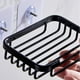 thumbnail image 3 of Jabonera autoadhesiva de pared para baño, ducha, almacenamiento de platos Negro, 3 of 9