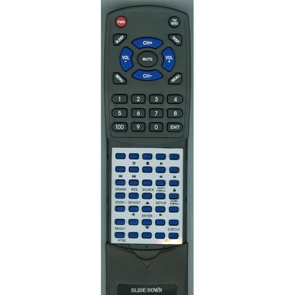 Replacement Remote for ROSEN AP1043, RTAP1043, Z10
