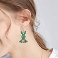 thumbnail image 4 of Hearth & Gear Easter Earrings Cartoon Cute Rabbit Acrylic Sheet Double Printing Earrings Women's Earrings Valentines Day Earrings for Women Ear Ringing Jewelry for Women Jewelry Raffia Earrings, 4 of 6