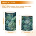thumbnail image 6 of Yayeee Flameless Candles with Remote Flickering Battery Operated Multi Color Changing, Green Forest Pattern, 6 of 7