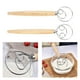 thumbnail image 1 of Batidor De Masa Danés, Batidor De Pan Con De Acero Inoxidable, Herramienta De Cocina Práctica, 1 of 7