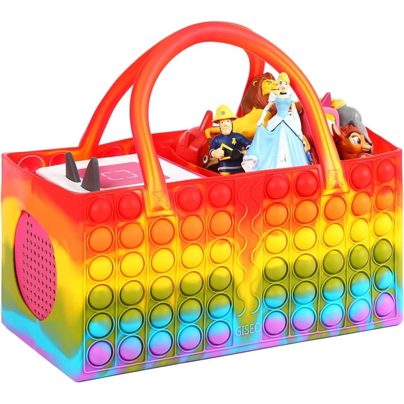 AYAOQIANG Carrying Case for Tonies Starter Set Storage Bag for Tonies Figurine Felt Cloth Musical Toy Folding Bag for Kids Toniebox Accessories Travel Carrying Bag with Handle for Toniebox