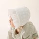 thumbnail image 4 of Baby Hat Bonnet Toddler Girls Fashion Princess Ruffle Muslin Lining Cap Infant Lacy Beanie, 3m 6m 12m, 4 of 5