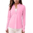 thumbnail image 5 of Women's Lightweight Athletic Full Zip Sun Jacket Long Sleeve Summer Hiking Outdoor, 5 of 9