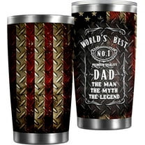 Gifts for Dad - Cool Fathers Day Christmas Birthday Gift for Dad from Daughter, Son - Unique Gifts Idea for New Dad Father Papa Men, Best Dad Ever Presents 20 oz Stainless Steel Tumbler