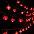 thumbnail image 6 of LINLIN Christmas Light String, Red Hanging Lanterns String Lights Battery Operated Chinese New Year String Lights for Spring Festival, Christmas, 6 of 8