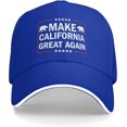thumbnail image 1 of Make Ca Great Again Golf Hats California Stong Baseball Cap Classic Adjustable Workout Dad Caps, 1 of 8