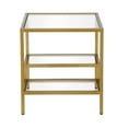 thumbnail image 4 of Evelyn&Zoe Lovett 20" Wide Square Side Table, Brass, 4 of 8