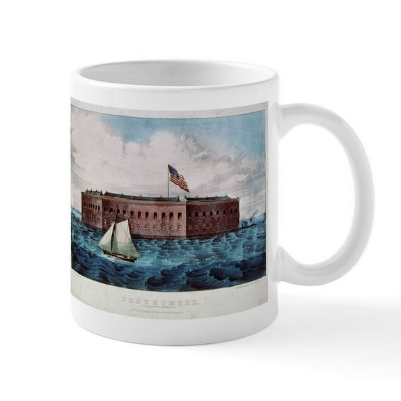 CafePress - Fort Sumter Mugs - 11 oz Ceramic Mug - Novelty Coffee Tea Cup