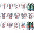 thumbnail image 3 of Conjunto de cordones planos de 2 pares Cordón de zapato de múltiples longitudes para zapatillas de deporte, 3 of 3