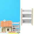 thumbnail image 3 of OFFIGAM Miniature Wooden Storage Rack for Dollhouse Decoration, Simple Style, Perfect for Dollhouse and Collectors, 3 of 10