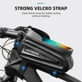 thumbnail image 2 of VICTGOAL Waterproof Bike Frame Bag, 1.7L Top Tube Bicycle Storage with Sensitive 6.8" Touchscreen Phone Holder, Large Capacity Cycling Pouch for MTB & Road Bikes, 2 of 11