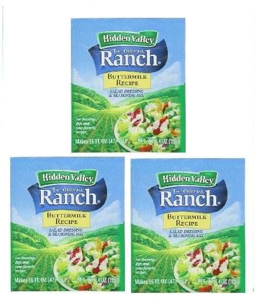 Hidden Valley Ranch Buttermilk Recipe Salad Dressing Mix 3 Packets A454f34d 9415 42df B0f8 Ecbb3b823288 1.e7c63ad764de3603e99c93df1cd41a29