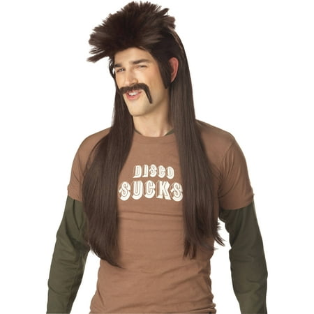 Brown Mississippi Mudflap Wig Adult Halloween Accessory