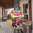 thumbnail image 3 of Be My Valentine's Schnauzer Truck Full of Love Flower Balloon Round Wood Sign Miniature Schnauzer Dog Lover Hanging Wall Home Decor - 02029, 3 of 5