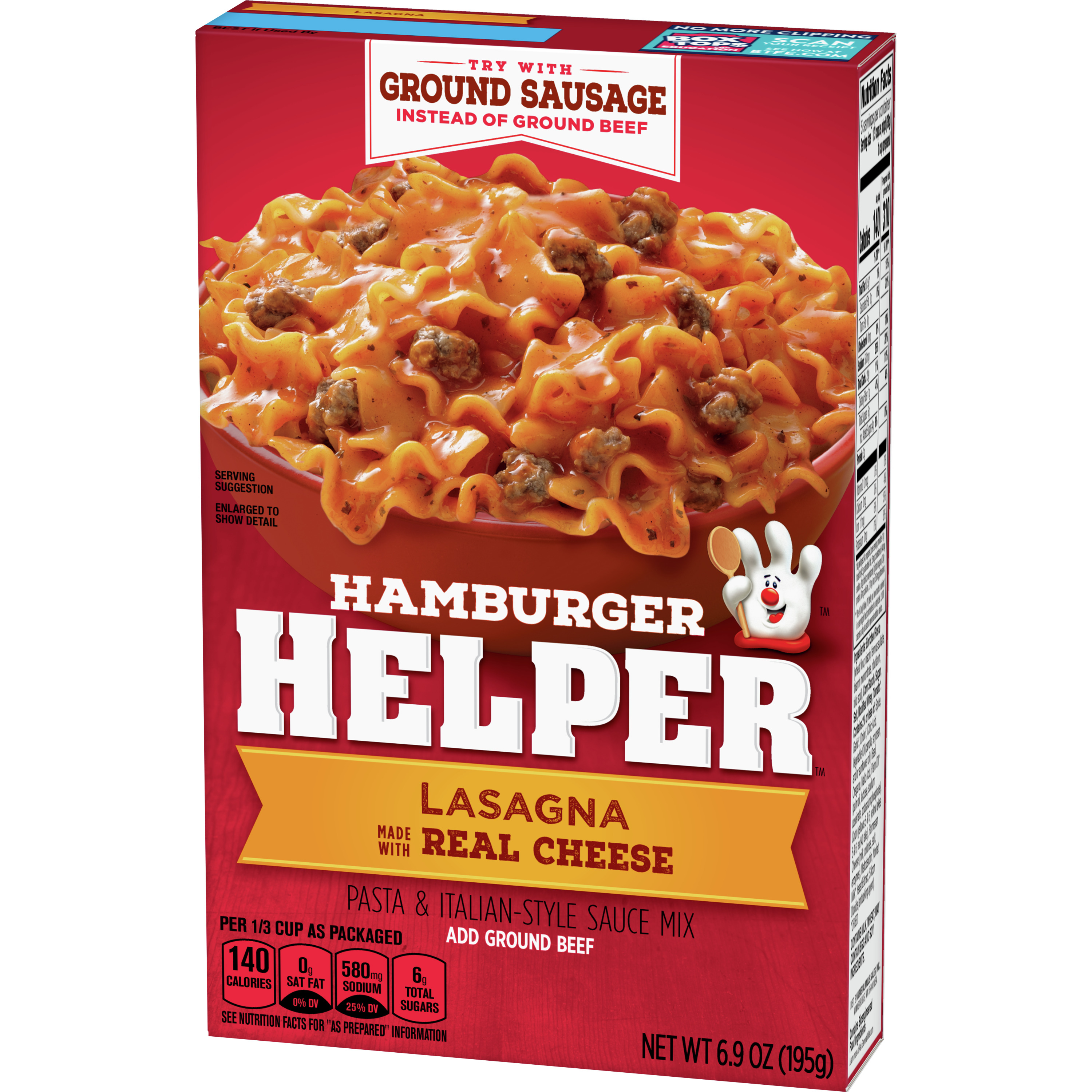 Hamburger Helper, Lasagna, 6.9 oz box - image 3 of 9