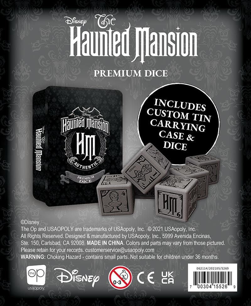 USAopoly Disney Haunted Mansion Premium Dice Set