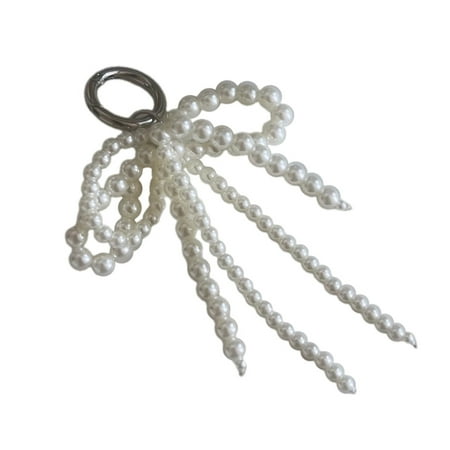 Bottone Detachable Bowknot Shoe Clip Imitation Pearl Bows Tie Shoe Buckle Decoration Stylish Butterf1y Knot Shoe Charm Jewelry