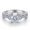 Main ring, variant on Sterling Silver Two-in-One Crown Ring with Micro-Set Diamonds, Polished Finish, and Inlaid Zircons for Women