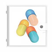 Health Care Products Capsule Pill Pattern Photo Album Wallet Wedding Family 4x6