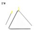 thumbnail image 2 of Shulemin - Instrumento musical de percusión de acero triangular para niños, juguete educativo para niños, 5 pulgadas, 2 of 8