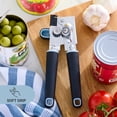 thumbnail image 6 of Farberware Soft Grips Manual Can Opener, Black with Slate Blue Accents, 6 of 11