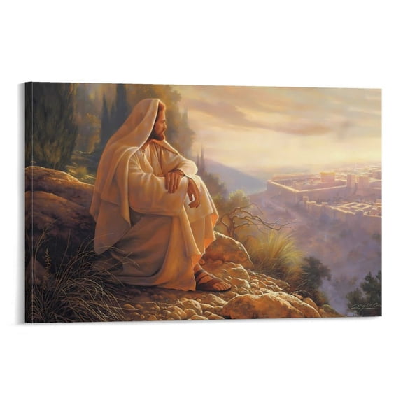 Corpus Christi Youth by Greg Olsen Painter Wall Art Poster Poster Decorative Painting Canvas Wall Art Living Room Posters Bedroom Painting 24x36inch(60x90cm)