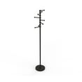 Free Standing Coat Rack with Six Pivoting Pegs