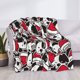 thumbnail image 3 of Fotbe Cute Dog Manta de Franela con Estampado, Manta Ultrasuave para Cama, Sofá, Auto, Hipoalergénica y Antibolitas-80"x60", 3 of 6