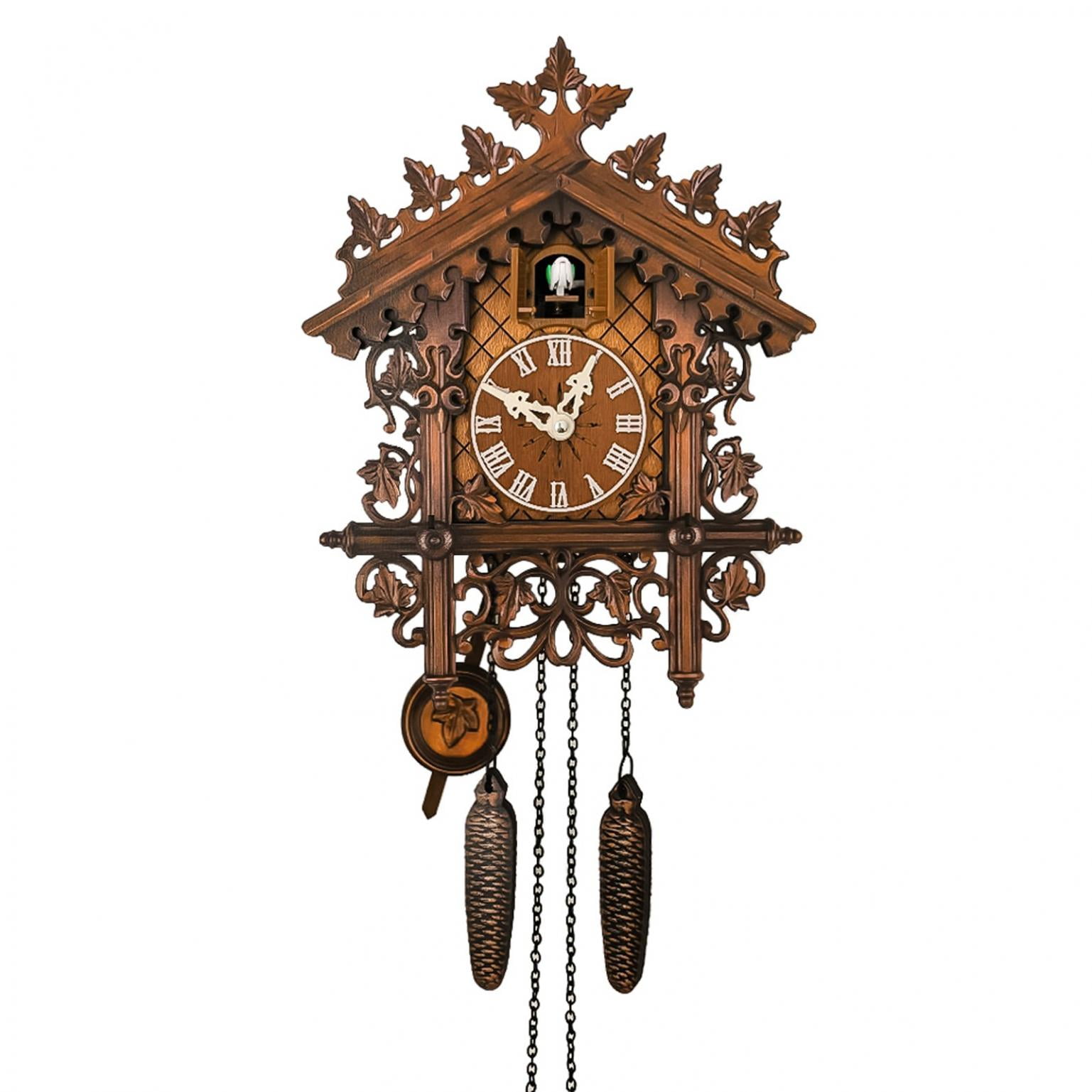 Mchoice Cuckoo Clock Traditional Chalet Forest House Clock Handcrafted