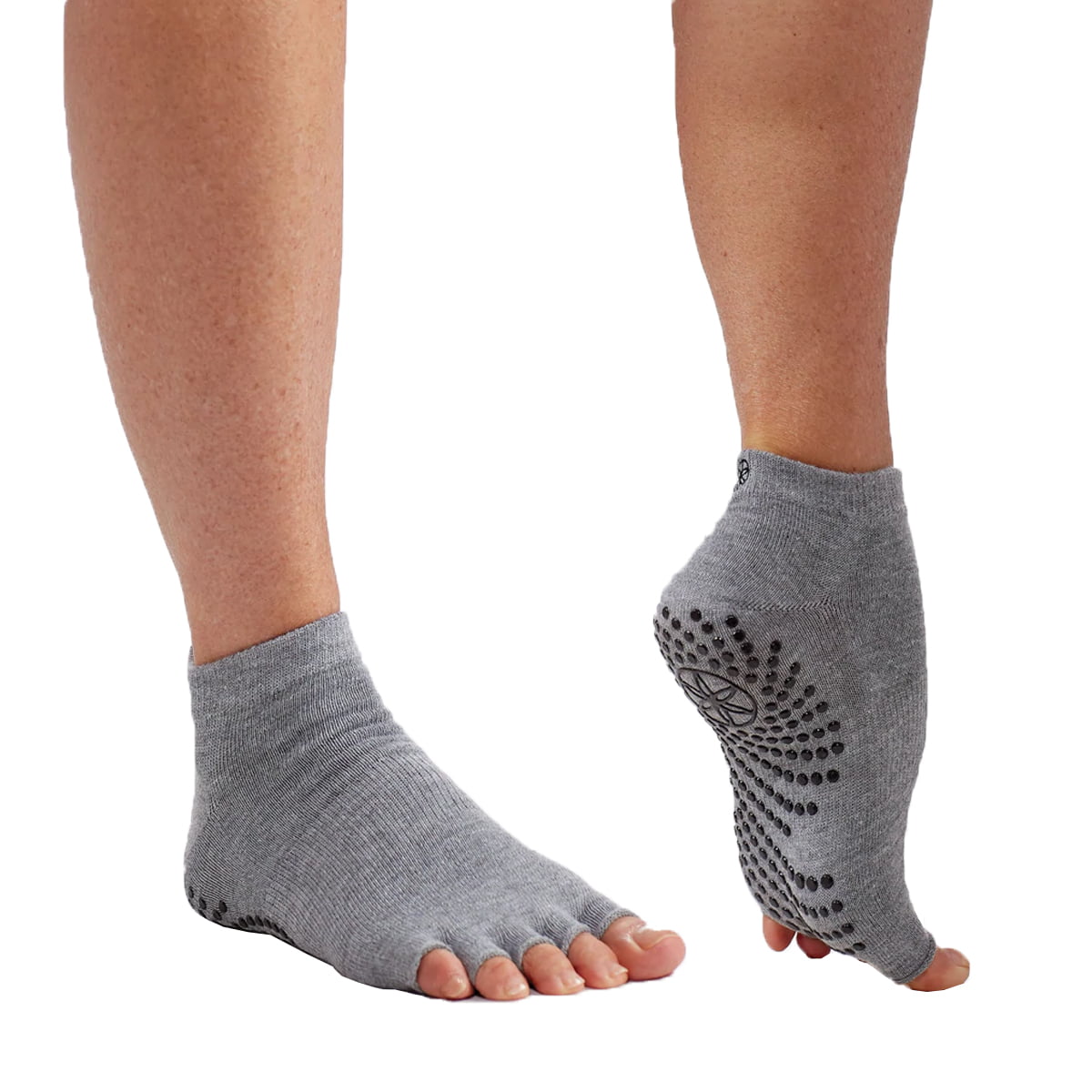 1 Pair Gaiam Super Grippy Yoga Socks Women's Small Medium Black Brand New 5-10 