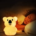 thumbnail image 4 of Luz nocturna Koala grande brillar lámpara de noche LED recargable 10 colores, 4 of 5