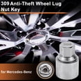 thumbnail image 2 of Tuerca de bloqueo de rueda 309 para Mercedes-Benz, herramienta de extracción de llave de bloqueo de rueda antirrobo 1 Pc, 2 of 6