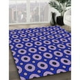 thumbnail image 3 of Ahgly Company Machine Washable Indoor Rectangle Transitional Earth Blue Area Rugs, 7' x 9', 3 of 7