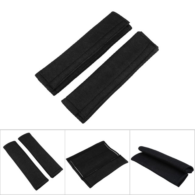 UNIVERSAL DEL CINTURÓN DE Seguridad DEL COCHE COJÍN CÓMODO CORREA PARA EL HOMBRO CUBIERTA DE CONDUCCIÓN NEGRO Y AZUL