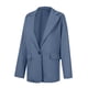 thumbnail image 4 of Puntoco Mujer Sólido Manga Larga Oficina Abrigo Cárdigans Traje Chaqueta Larga Tops Puntoco Puntoco-1, 4 of 4