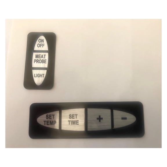 Label Designed and Manufactured by CAMPATIBLE with MASTERBUILT Control Panel 9007140014