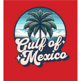thumbnail image 2 of Gulf of Mexico Palm Tree Youth Red Crew Neck Short Sleeve Tee-XS, 2 of 2