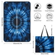 thumbnail image 2 of Colorful Tie Dye Vortex Outdoor Picnic Blanket, Foldable Waterproof Beach Mat, Portable Beach Blanket for Beach Camping, Hiking, Family Concerts, 2 of 8