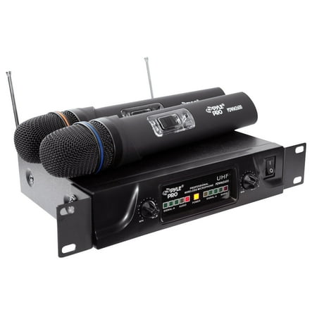 Pyle PDWM2600 - Dual UHF Wireless Microphone System