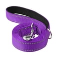 thumbnail image 4 of QJUHUNG Reflective Dog Leash Dog Training Leash Nylon Braided 6ft Heavy Duty with D for Large and Medium Dogs Comfortable for Running Training rose red, 4 of 9