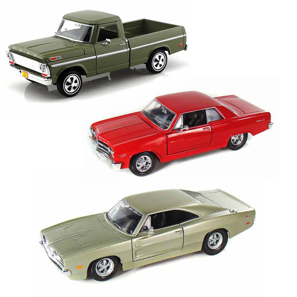 Best of 1960s Muscle Cars Diecast - Set 95 - Set of Three 1/24 Scale ...