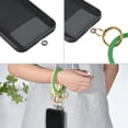 thumbnail image 7 of Uxcell Key Ring Bracelet Silicone Wrist Keychain Circle Wristlet Keyrings, Black, 7 of 7