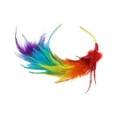 thumbnail image 5 of Unique Bargains 1 Pc Headband Colorful Feathers Hair Accessories for Women Red Yellow, 5 of 5