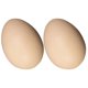 thumbnail image 3 of 2 huevos de gallina falsos pequeños artificiales Huevos de simulación decorativos Huevos de Pascua Decoraciones de huevos falsos, 3 of 4