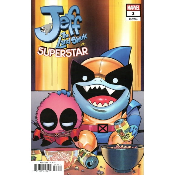 Collectible Jeff the Land Shark: Superstar #3D VF ; Marvel Comic Book