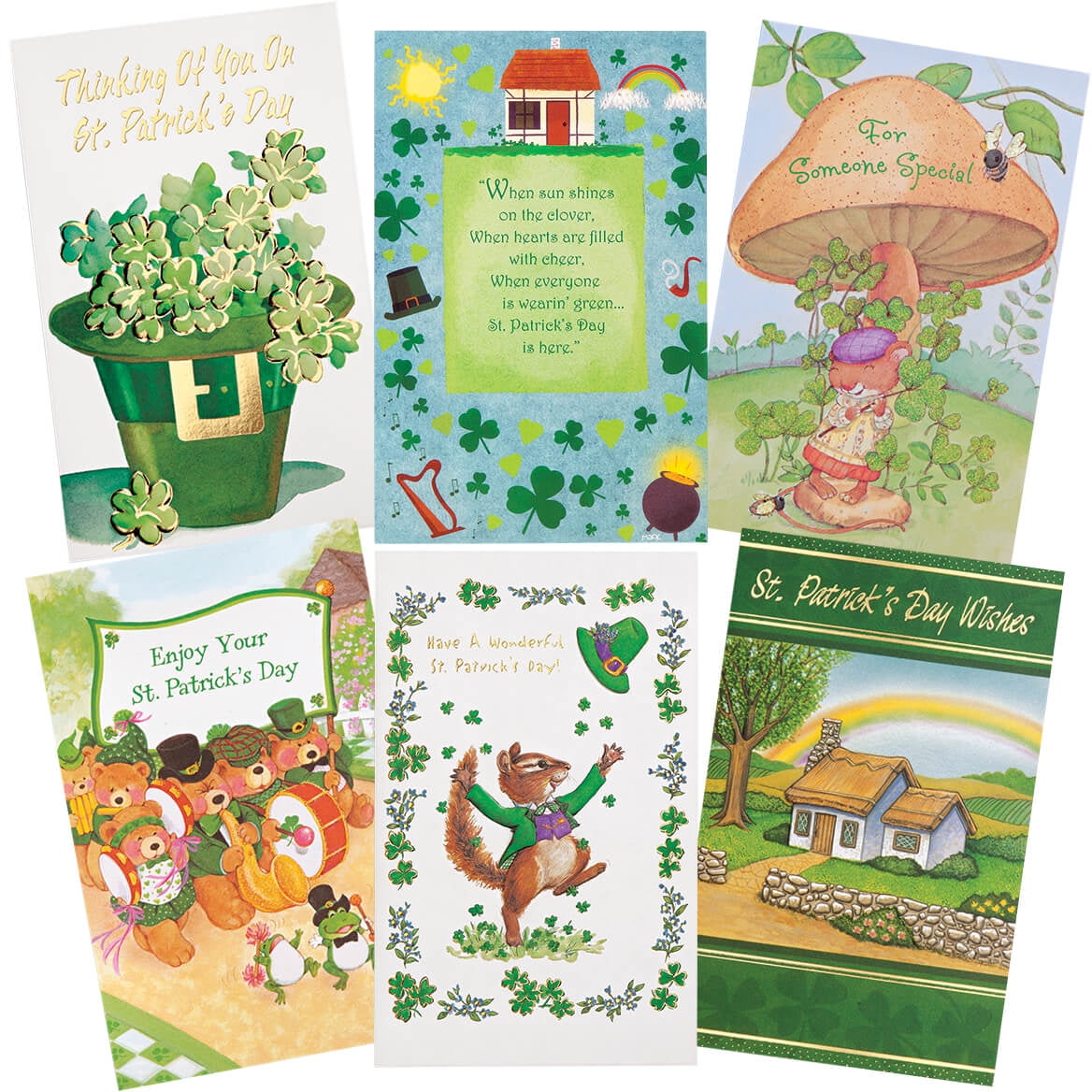 St. Patrick's Day Card Assortment, Set of 24